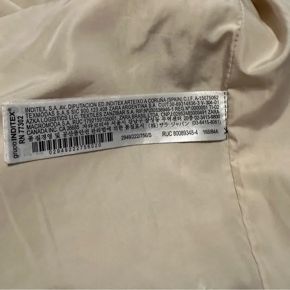 ZARA Sherpa Jacket Size S - Picture 5 of 7